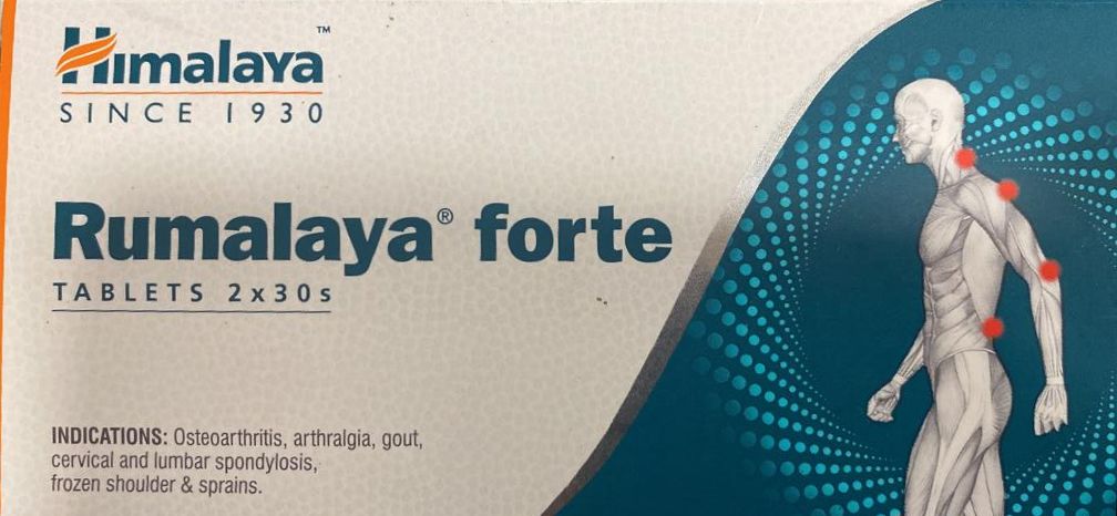 RUMALAYA FORTE - SUPLEMENTO AYURVEDICO / M:$10.000 - D:$12.000