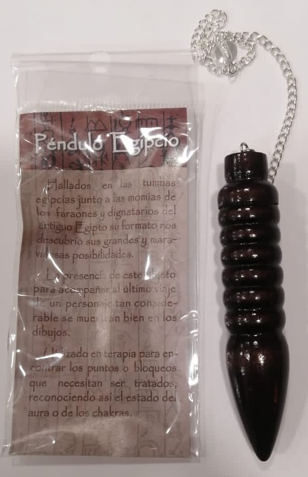 PÉNDULO EGIPCIO - MADERA / M: $3.000 - D: $4.900