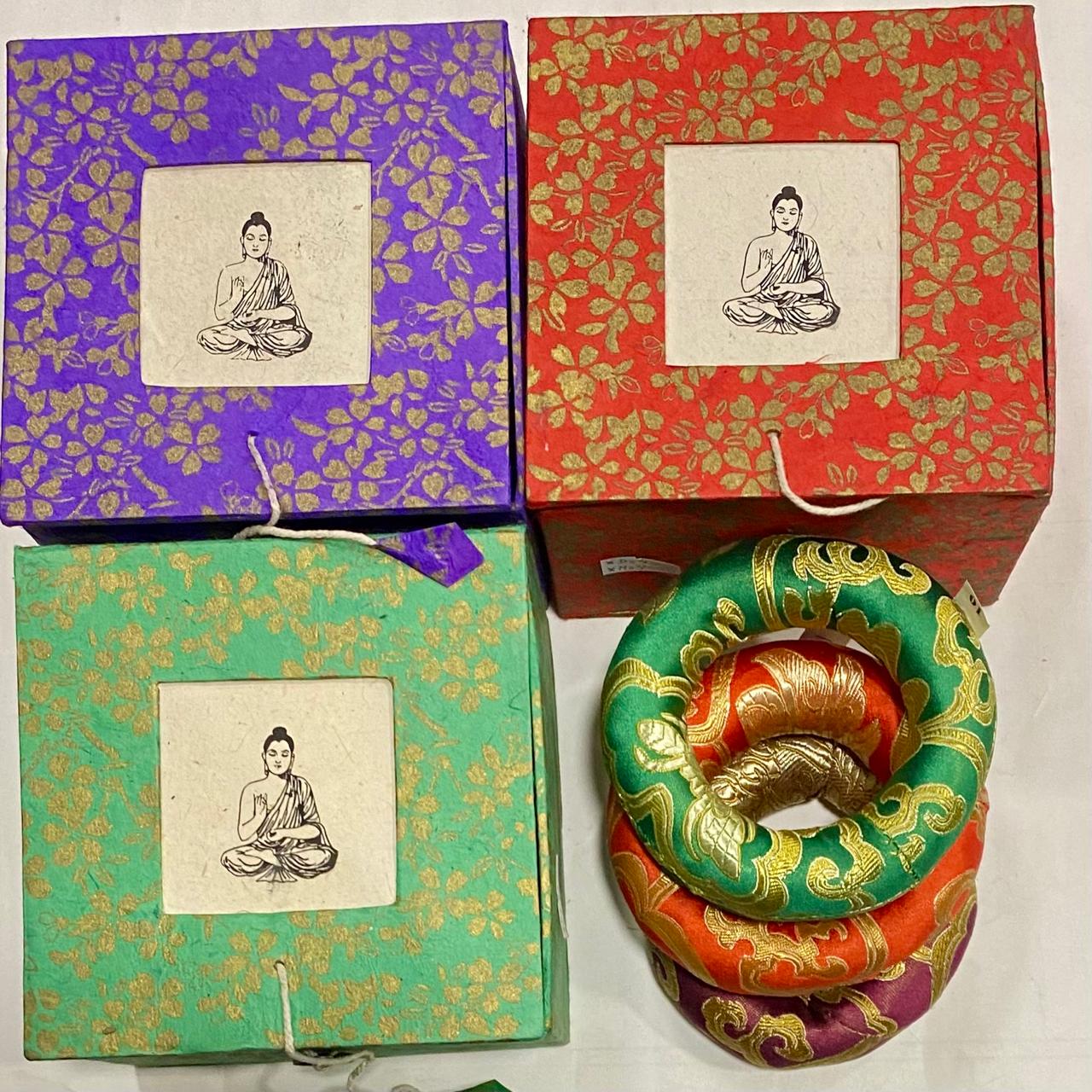 SET CUENCO TIBETANO 11 CM – SANACIÓN Y ARMONÍA EN CAJA / M: $40.000 - D: 45.000