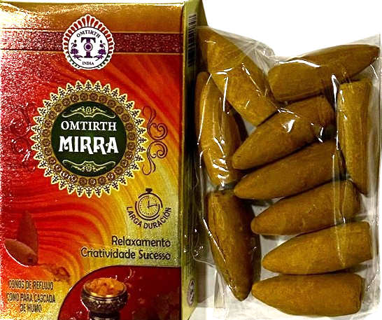 INCIENSO CONO PARA CASCADA DE HUMO - MIRRA / M: $1.000 - D: $1.500