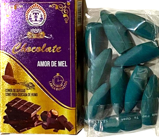 INCIENSO CONO PARA CASCADA DE HUMO - CHOCOLATE / M: $1.000 - D: $1.500