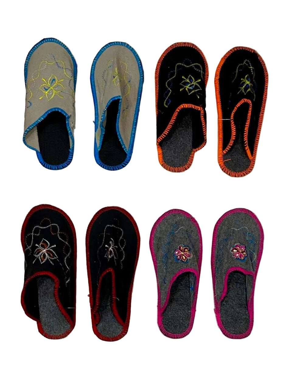 PANTUFLAS FELPUDO BORDADO / OFERTA $1.000