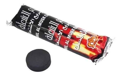 10 TUBOS C/ 10 PASTILLAS (100 PASTILLAS) DE CARBÓN PARA SAHUMERIO O HOOKAH – ENCENDIDO RÁPIDO / $8.000