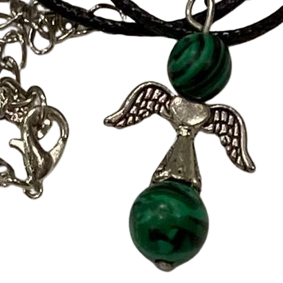 ÁNGEL GUARDIÁN - COLGANTE - VERDE / M: $2.000 - D: $2.900