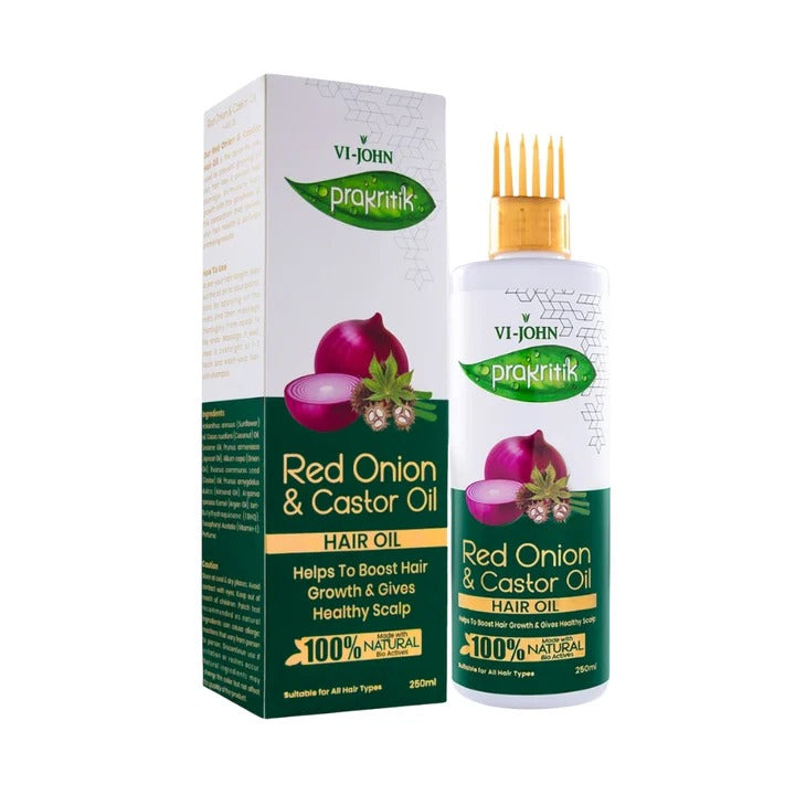 ACEITE CAPILAR CEBOLLA ROJA Y CASTOR / M:$7.900--D:$9.900