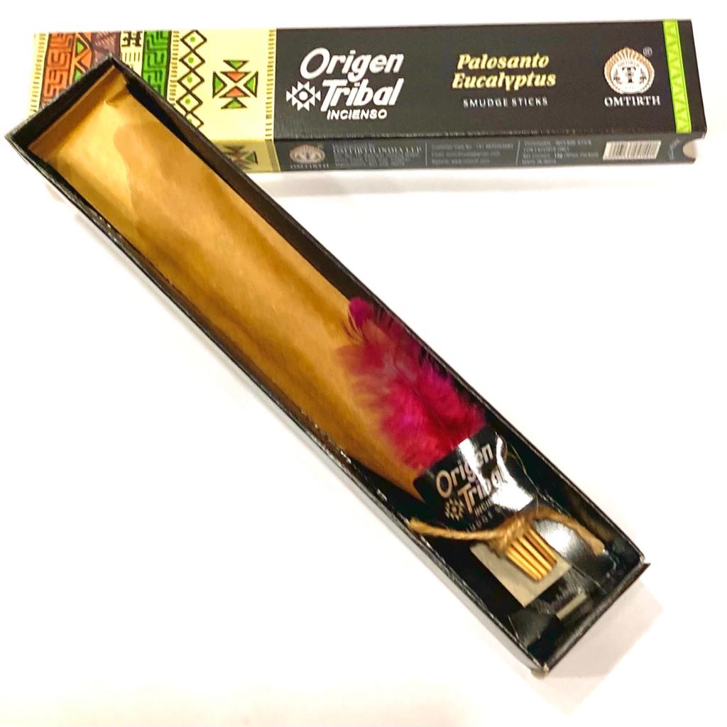 INCIENSO ORIGEN TRIBAL SOUL - PALO SANTO EUCALIPTO / $1.000 por caja de 15 gramos