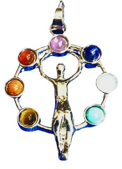 COLGANTE ÁNGEL 7 CHAKRAS / M: $3.900 - D: $4.900