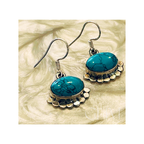 AROS TURQUESA CON PLATA 925 / 29.900
