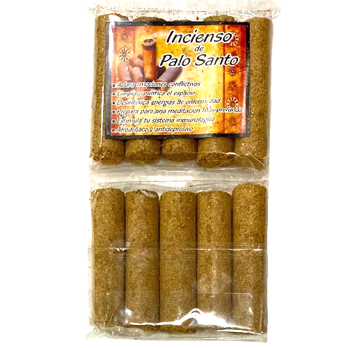 INCIENSO DE PALO SANTO EN BARRA / M: $2.500 - D: $2.900