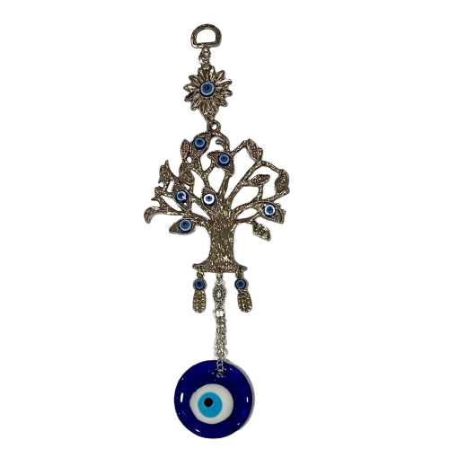 COLGANTE ÁRBOL DE LA VIDA CON OJOS TURCOS / M:$3.900 - D:$4.900