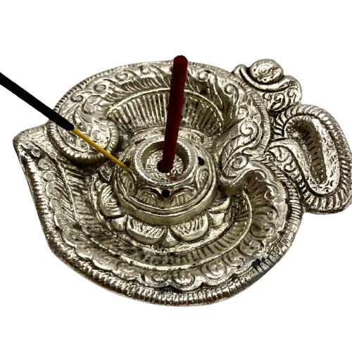 PORTA INCIENSO "OM" METAL / M:$2.000 - D:$3.000