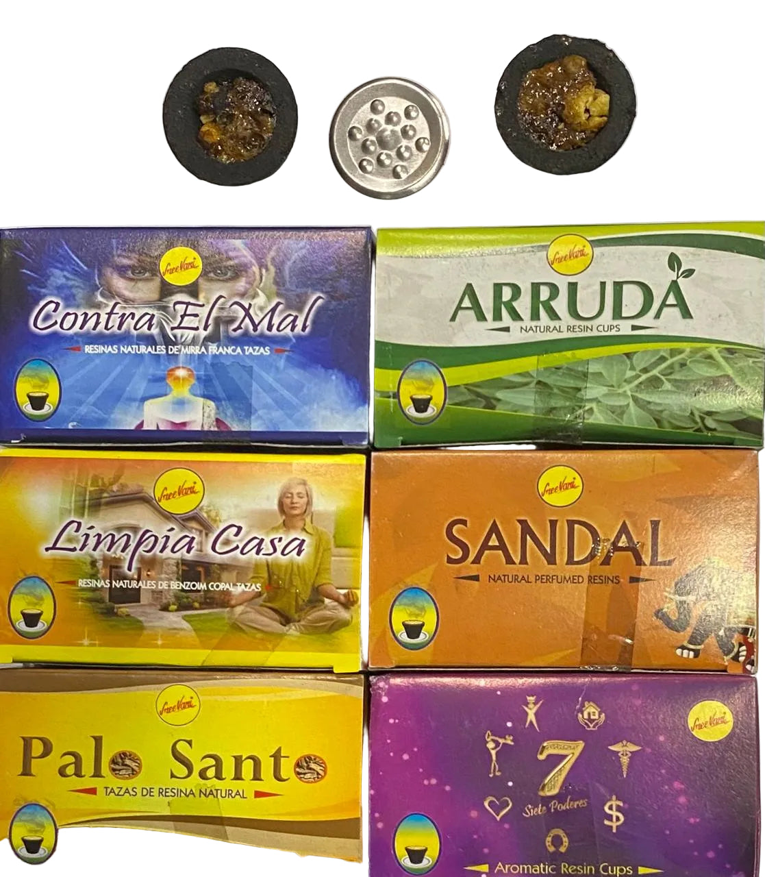 SAHUMERIO EN VASO DE CARBON / OFERTA: 12 CAJAS X $6.000