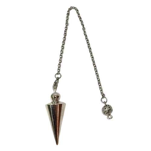 PÉNDULO METÁLICO PLATEADO / M: $4.900 - D: $6.900