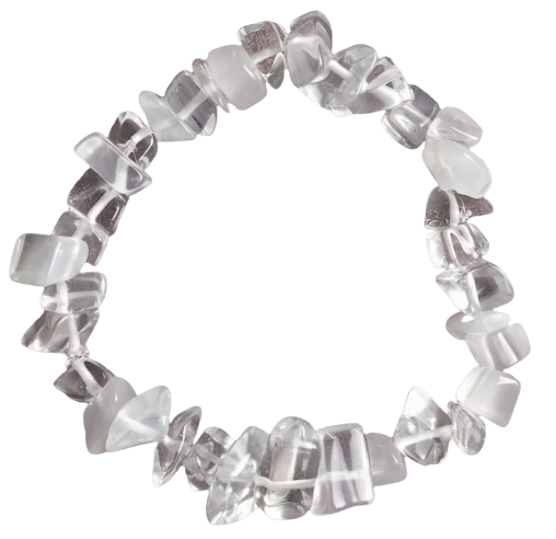 PULSERA CUARZO LUNA CON CUARZO CRISTAL / M: $1.500 - D: $2.000