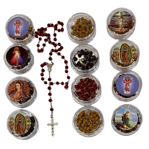 ROSARIO ESPIRITUAL : 59 CUENTAS + CAJITA INDIVIDUAL / M:$1.500 c/u - D:$2.000 c/u