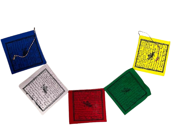 BANDERÍN TIBETANO CON MANTRAS / M: $2.500 - D: $3.900