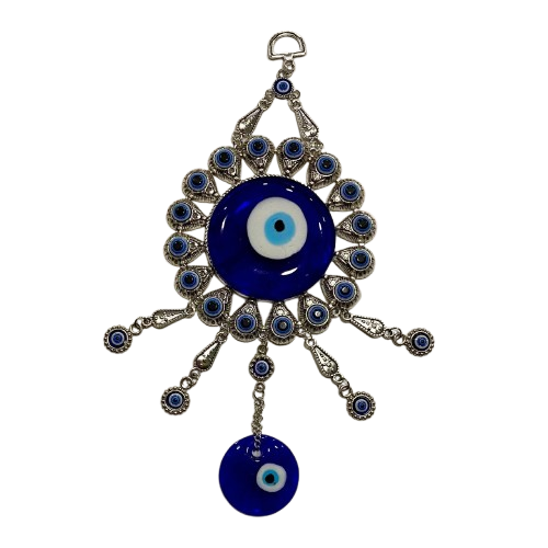 🧿 COLGANTE "ESPLENDOR MÍSTICO" – OJOS TURCO MANDALA / M: $4.900 - D: $5.900