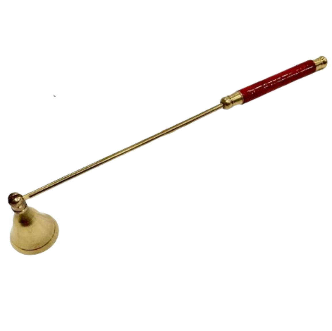 APAGA VELA FLEXIBLE DE BRONCE CON MADERA - Hecho en India / M: $3.000 c/u - D: $3.900 c/u
