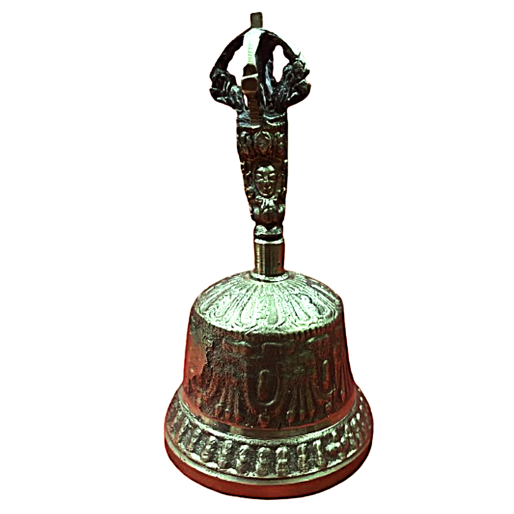 CAMPANA TIBETANA DE BRONCE - HECHA EN NEPAL 11 x 5.5cm / M: $16.000 - D: $20.000