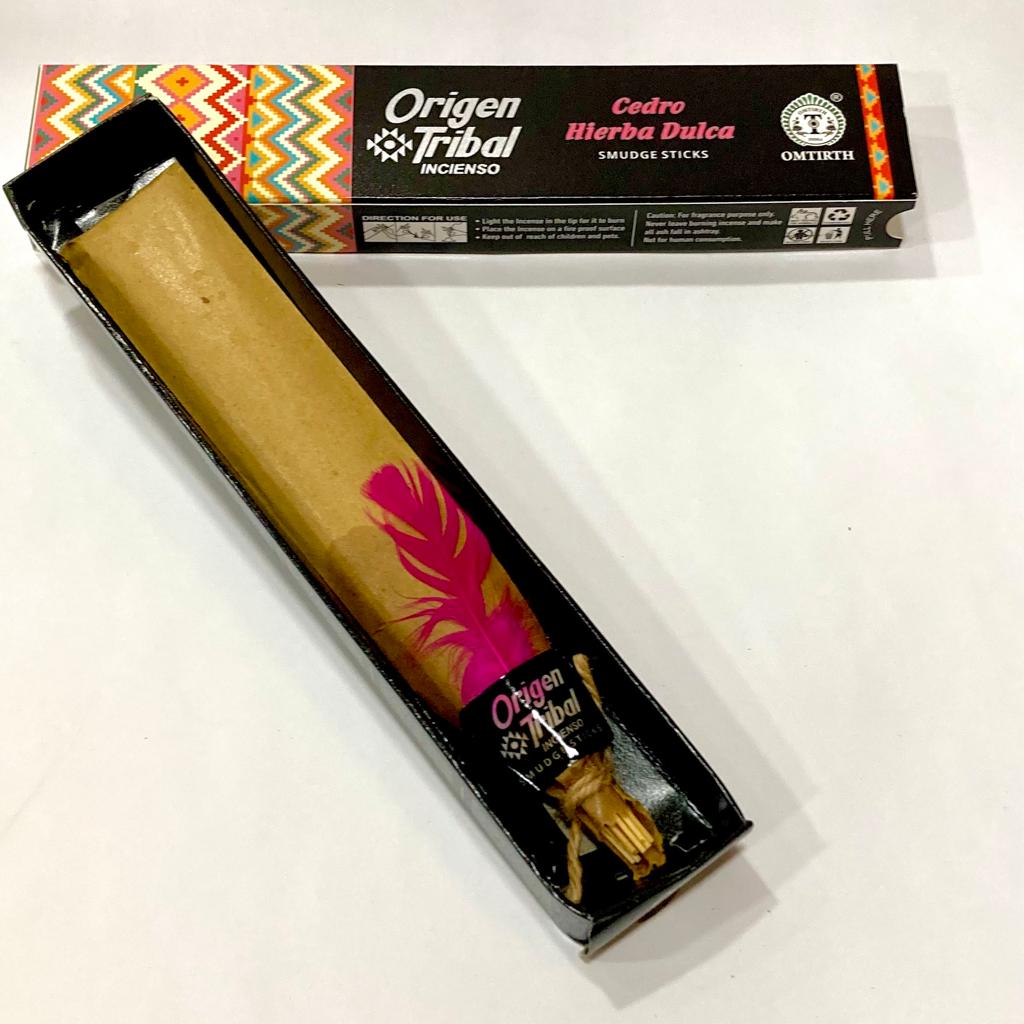 INCIENSO ORIGEN TRIBAL SOUL - CEDRO / $1.000 por caja de 15 gramos