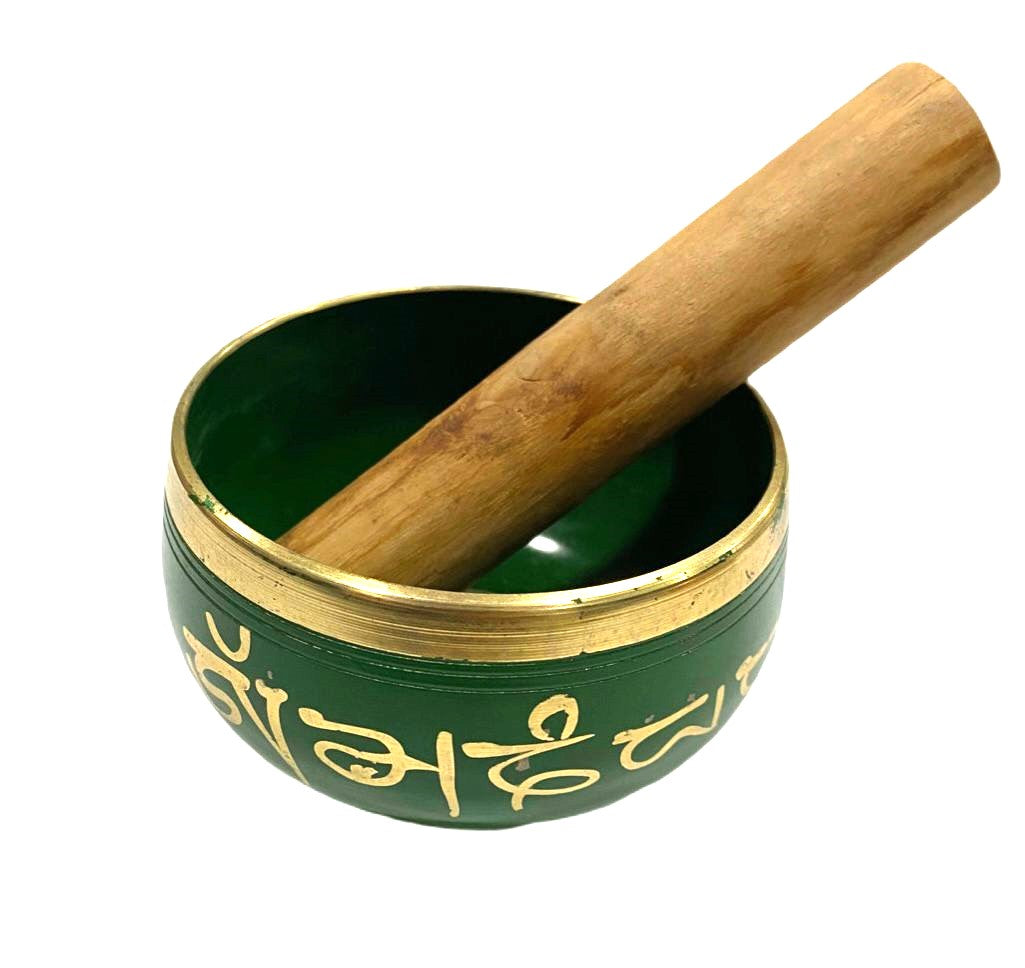 CUENCO TIBETANO 8CM - VERDE / M: $9.900 - D: $13.900