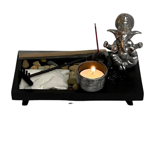 JARDÍN ZEN - GANESH PORTA VELA - PORTA INCIENSO / M: $7.900 - D: $9.900