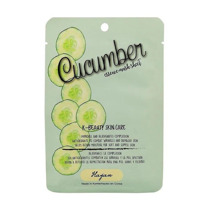 MASCARILLAS FACIALES -CUCUMBER - M:$1.000 - D:$1.500