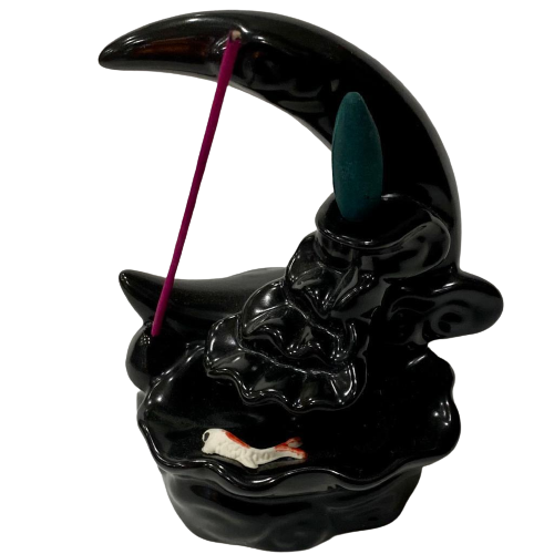 CASCADA DE HUMO LUNA NEGRA CON PEZ / M: $7.900 - $9.900