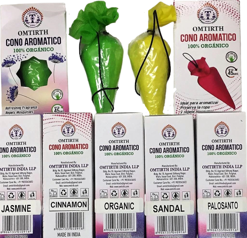 CONO AROMÁTICO 100% ORGÁNICO / M: $2.500 - D: $3.000