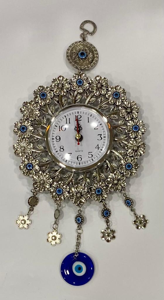 RELOJ MURAL OJOS TURCO- FLORES / M: $10.000 - D: $12.000