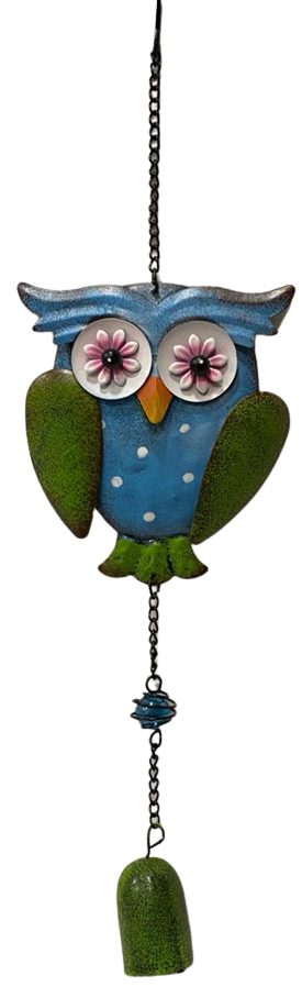 COLGANTE BUHO - CELESTE / M: $4.900 - D: $6.900