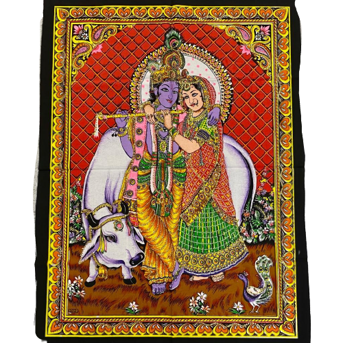 GOBELINO MURAL - RADHA KRISHNA / M: $5.000 - D: $6.500