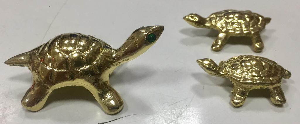 MINI SET 3 TORTUGAS DE BRONCE / M: $4.900 - D: $6.900
