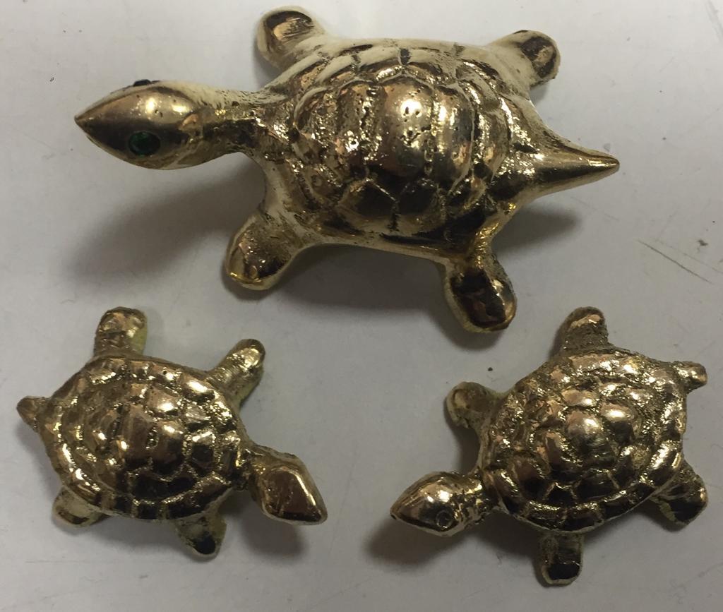 MINI SET 3 TORTUGAS DE BRONCE / M: $4.900 - D: $6.900