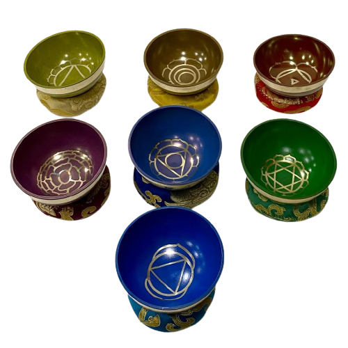 SET DE 7 CUENCOS - 7 CHAKRAS / OFERTA: $105.000