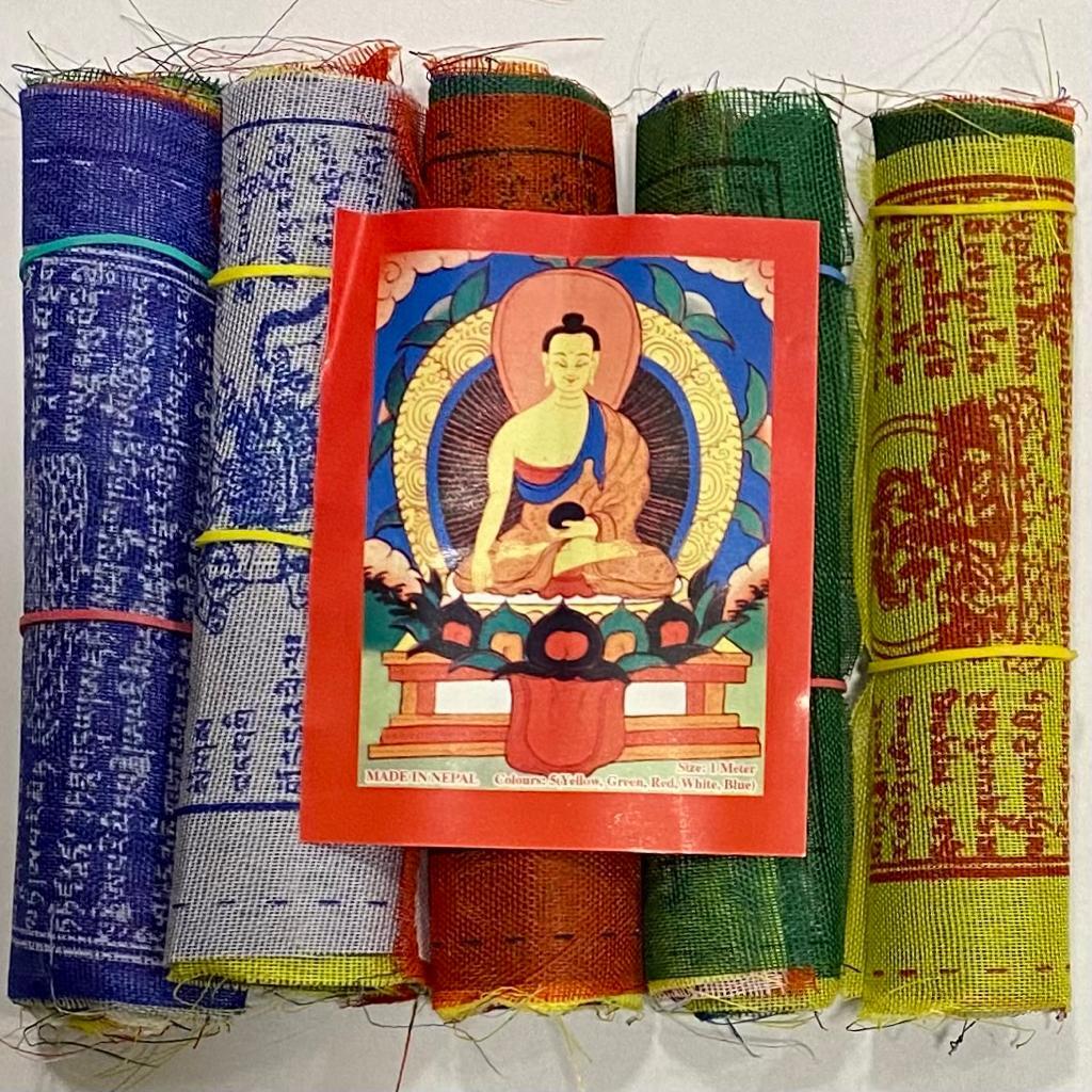 SET BANDERÍN TIBETANO (5 TIRAS) - 105cm / M: $3.900 - D: $4.900