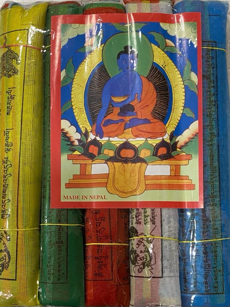 SET BANDERIN TIBETANO (5 TIRAS) - 165cm / M: $6.000 - D: $7.900