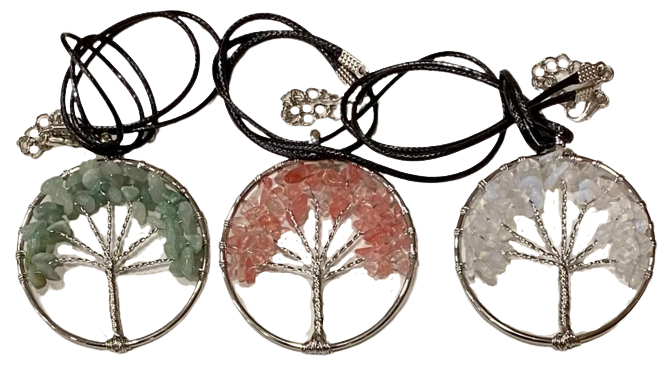 COLLAR ÁRBOL DE LA VIDA / M: $2.400 cada uno - D: $3.000 cada uno