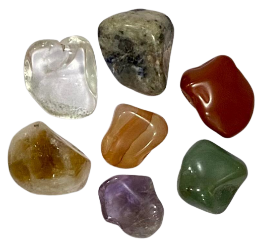 PIEDRAS CUARZO - 7 CHAKRAS / M: $2.500 - D: $3.500