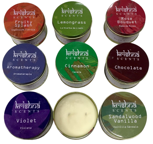 VELA AROMÁTICA EN TARRO / M: $3.000 cada una - D: $3.900 cada una