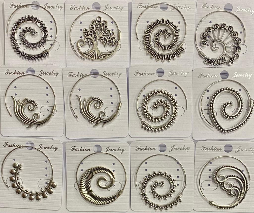 AROS MÍSTICOS (MOD. 1) / M: $1.000 cada par - D: $2.000