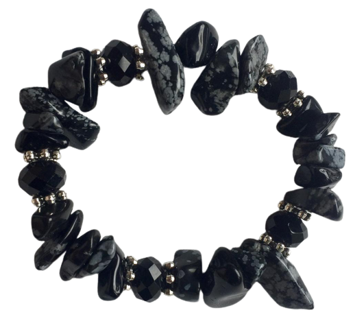 PULSERA CUARZO ÓNIX Y PRISMA ÓNIX / M: $1.500 - D: $2.000