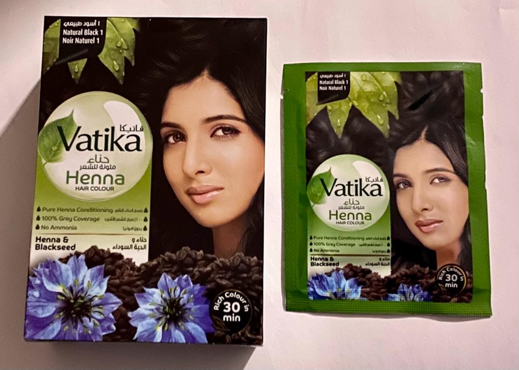 HENNA TINTURA COLORACION PARA PELO - VATICA- M:$6.900 - D:$8.900
