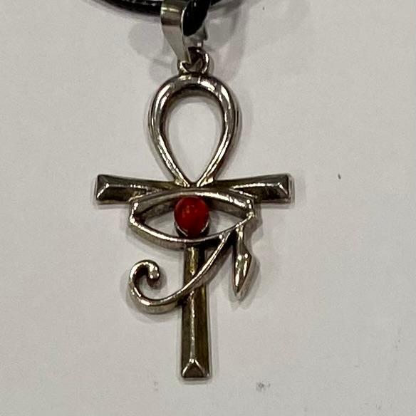 OJO DE HORUS EN CRUZ ANKH - COLGANTE / M: $2.000 - D: $3.000