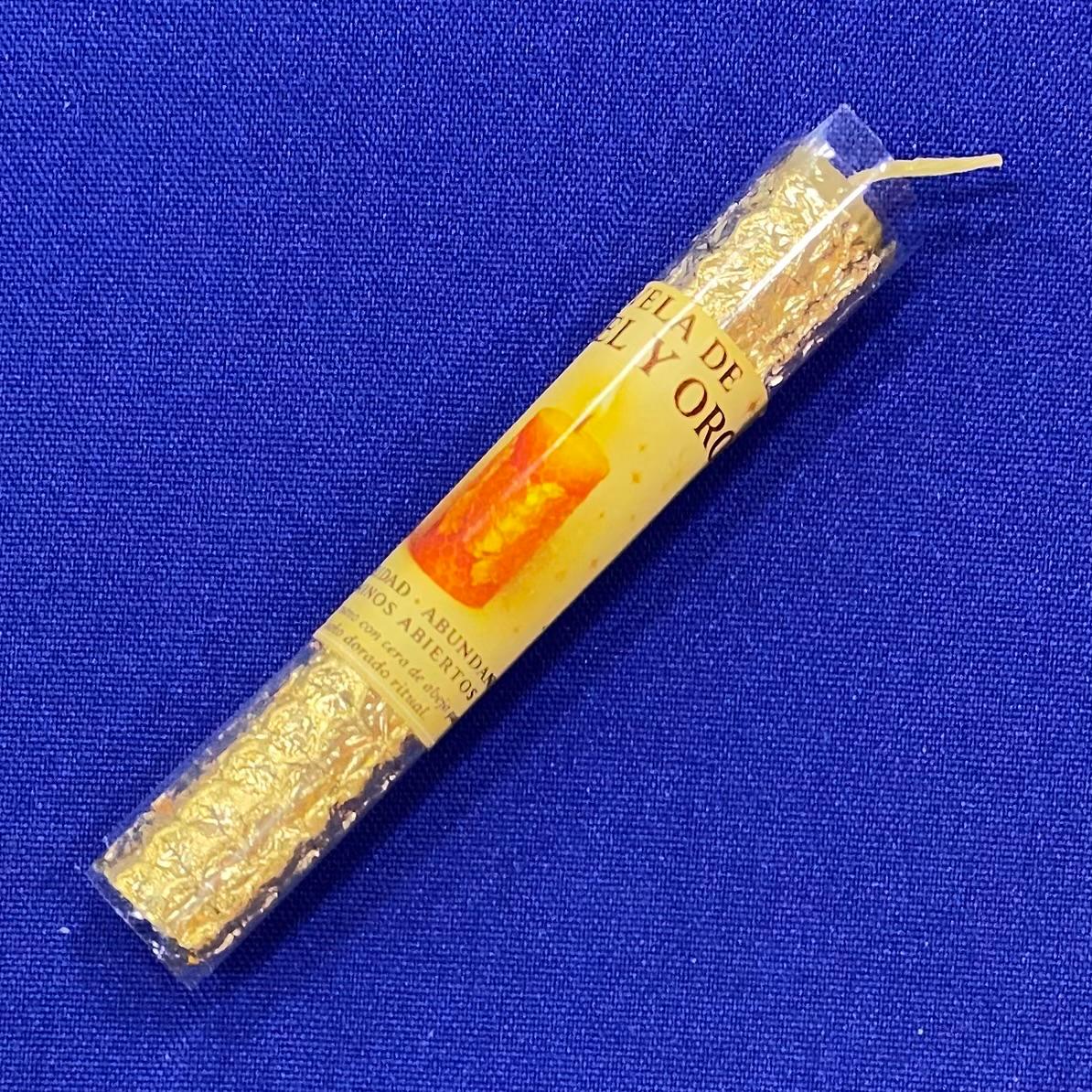 VELA DE MIEL Y ORO – RITUAL DE ABUNDANCIA ✨🍯💛 / M: $2.900 --D: $3.900