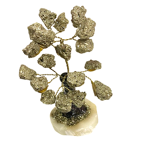 🌳 ÁRBOL DE LA FORTUNA – PIEDRA PIRITA 🌳 / M: $4.900 - D: $6.900