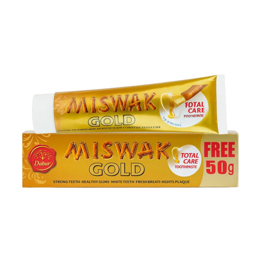 PASTA DENTAL HERBAL DABUR MISWAK GOLD--//--M:$5.900 --D:$6.900