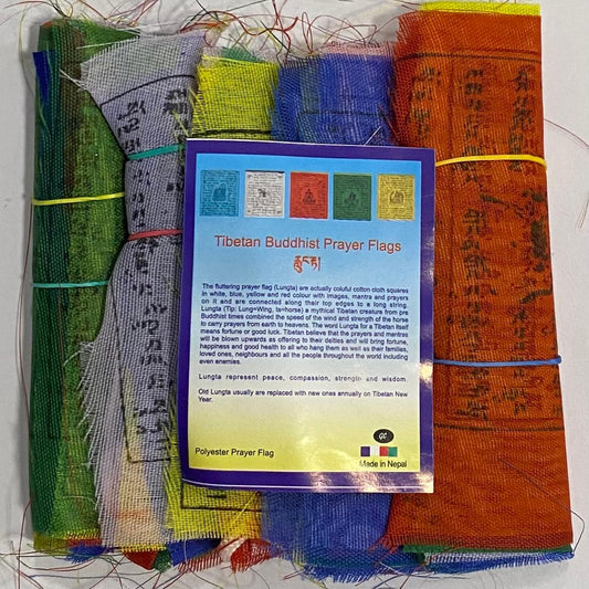 SET BANDERÍN TIBETANO (5 TIRAS) - 105cm / M: $4.900 - D: $5.900