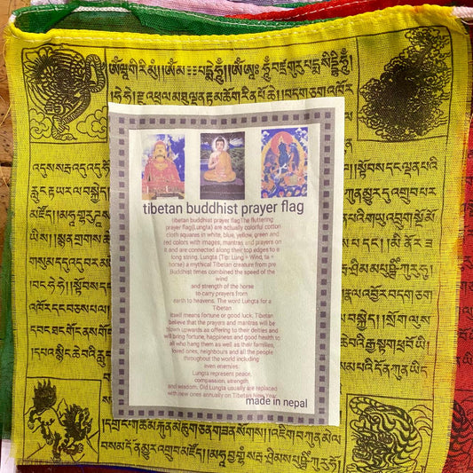 SET BANDERIN TIBETANO (1 TIRAS) - 5 METROS  / M: $6.000- D: $8.000