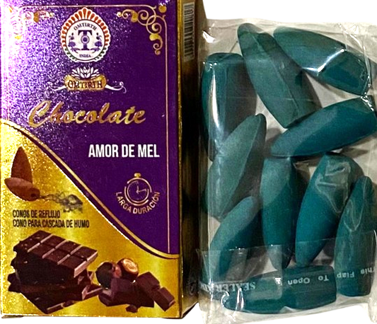 INCIENSO CONO PARA CASCADA DE HUMO - CHOCOLATE / M: $1.000 - D: $1.500